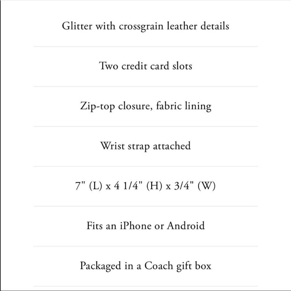 COACH Star Glitter Wristlet Set - Picture 3 of 5